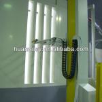 fast color change powder coating booth