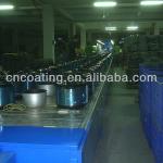 Spray non stick coating by automatic painting line
