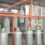 powder coating line for cylinders