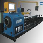 QIGO CNC Pipe Plasma Cutting Machine of beveling cutting