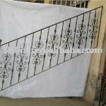 2012 factory new hot deep gavanized decorative iron stairway railings fence spiral staircase