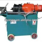 Rebar threading machine for making straight screw