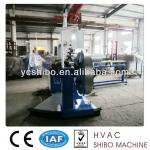 Spiral air duct forming machine
