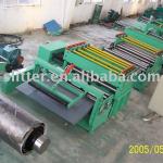 Automatic high speed leveling and slitting line