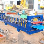 Double deck tile making machine