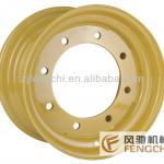 Agricultural Steel Wheel from 16.5 to 17.5 with different PCD,offset and vent hole-