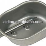 Stainless steel drinker bowl for pig, drinking bowl
