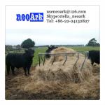 Circular Hay Feeders with diagonal feed front