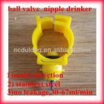 competitive price chicken nipple drinkers with ball valve