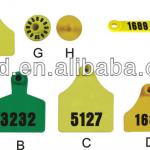 Animal Ear Tags with Laser Printing Number-