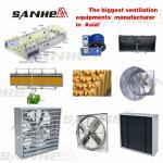SANHE Exhaust fan/cooling pad/air inlet/light filter/ Poultry equipment