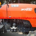 Kubota small garden tractor used front end loader backhoe with SD Sunco 4 in 1 Bucket front loaders