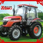 Big 100hp 4wd farm tractor with 4 cylinder perkins engine prices-