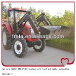 Hot sale Chinese tractor 100hp 4wd tractor with front end loader and backhoe-