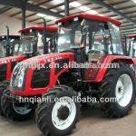 Big power farm tractor QLN90HP 4WD Tractor with Front End Loader