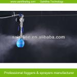 Low pressure humidifying misting system