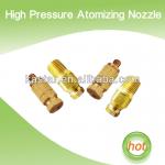 Brass anti drip misting nozzle