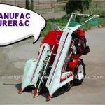 OWN property right mini paddy wheat barley harvesting reaper binder machine with 12 months warranty and low price
