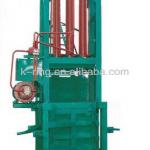 Vertical hydraulic press baler for waste paper