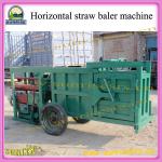 horizontal corn stalks baler machine
