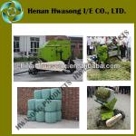Small portable corn silage round balers