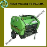 Tractor drive hay/straw collecting and baling machine