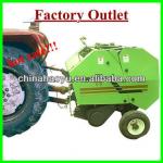 compact tractor drive small hay baler for alfalfa and grass
