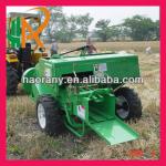 working tractor drive mini square hay baler