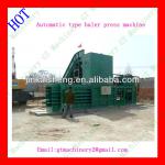 Automatic type waste paper baling press package machine