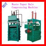 Bale compressing machine for waste paper waste carton