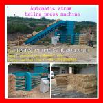 Horizontal type rice straw baling press machine