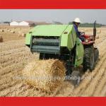Tractor mounted small baler machine