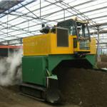 Turner machine compost turner