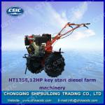 HT135E,12HP key start diesel farm machinery