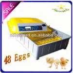 yz8-48 CE Approved Full automatic mini egg incubator/incubator egg ( 48 egg incubator )