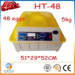 Full-automatic 2013 Hot selling mini egg brooder HT-48 (48 eggs brooder)