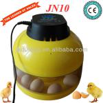 new style good quality 10 eggs mini chicken egg incubators mini incubator