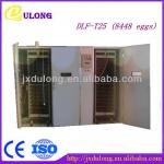 Best selling CE Approved capacity 8448 eggs large fully automatic egg incubator and hatcher DLF-T25-