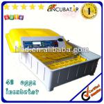 newest 48 eggs durable full automatic small chicken egg incubation equipment for farm