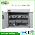 CE approved DLF-T22 commercial 4000 egg incubator for hatching eggs