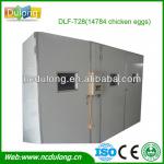 DLF-T28 containing 15000 chicken eggs full automatic egg incubators