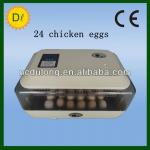Dulong JN24 chicken incubators(CE Approved) Mini type Auto egg turner &amp; thermometer &amp; hygrometer,Alarm