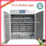 2112 chicken eggs CE certificate full automatic chicken egg incubator