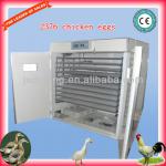holding 2376 chicken eggs hot sale full automatic co2 incubator CE approved