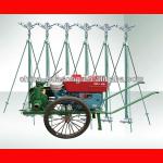 Portable sprinkler irrigation machine for watering farm