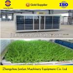 animal feed processing for hydroponic fodder system