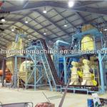 Vertical ring die plam tree pellet mill machine with CE for sale