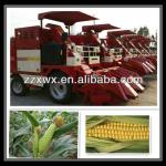 picker and peeling function mini corn combine harvester