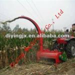 tractor mounted Silage harvester in farm ,corn stalk harvester
