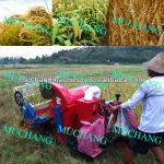 Diesel engine small scale rice harvester